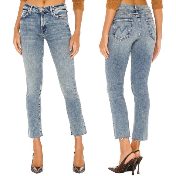 MOTHER x REVOLVE The Rascal Ankle Fray in Bonfire Lighting - Picture 1 of 14